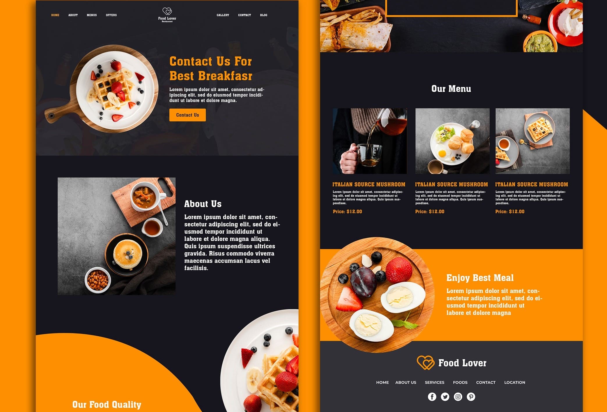 WebSite Design Landing Page
